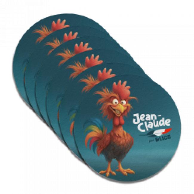 Sous-Bocks Jean-Claude (Lot de 6)