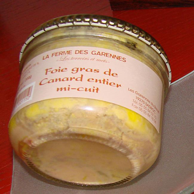 Foie gras de canard entier mi-cuit  - 200 g