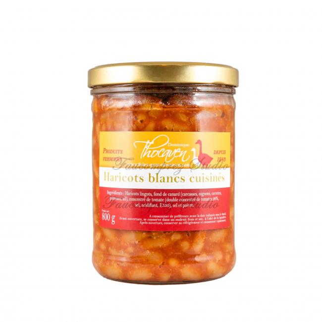 Haricots blancs cuisinés