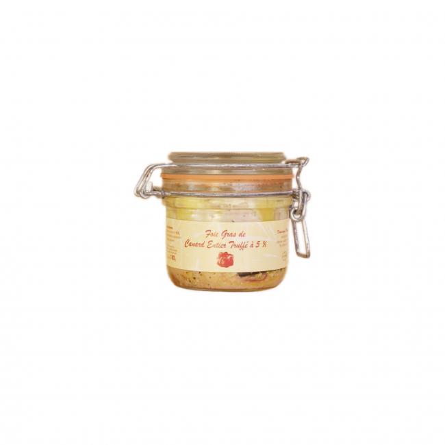 Foie gras de canard entier truffé à 5 %