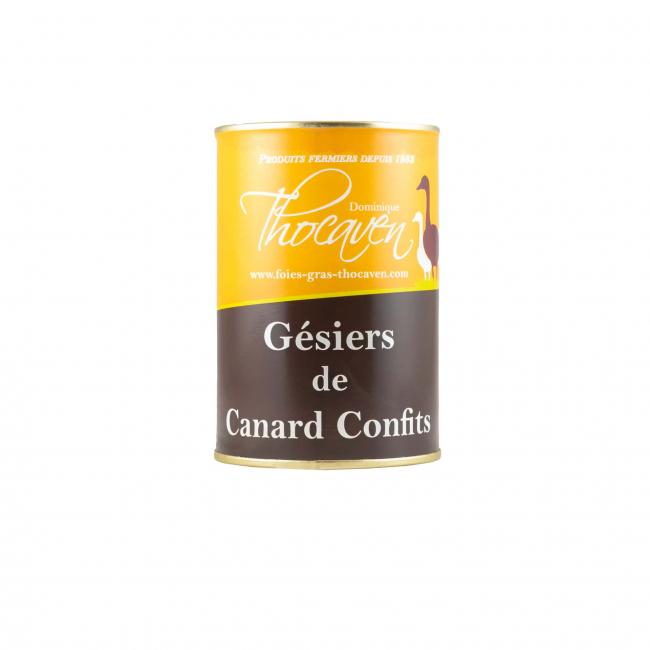 Gésiers de canard confits