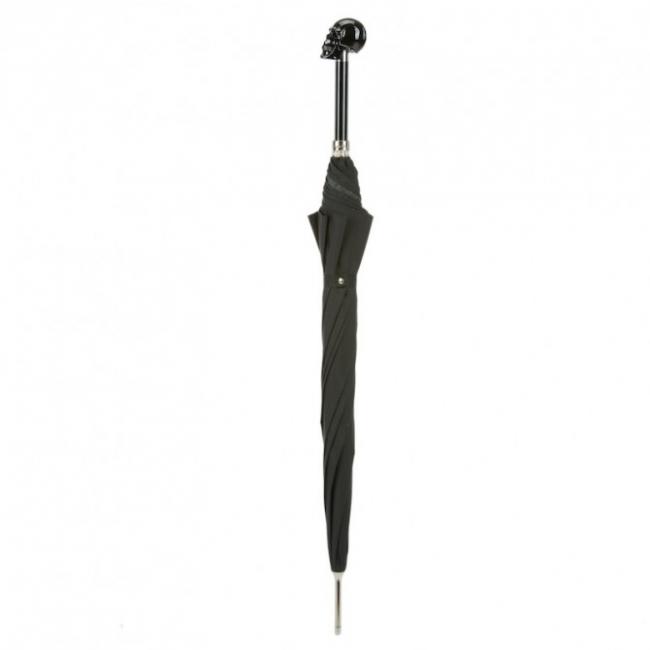 PARAPLUIE TÊTE DE MORT NOIRE