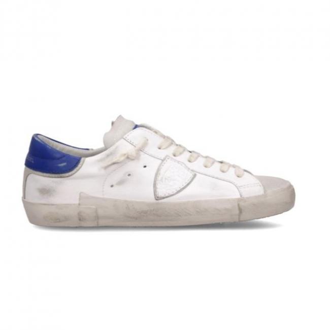 Baskets Prsx Homme Blanche Bluette
