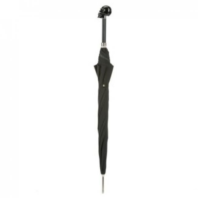 PARAPLUIE TÊTE DE MORT NOIRE