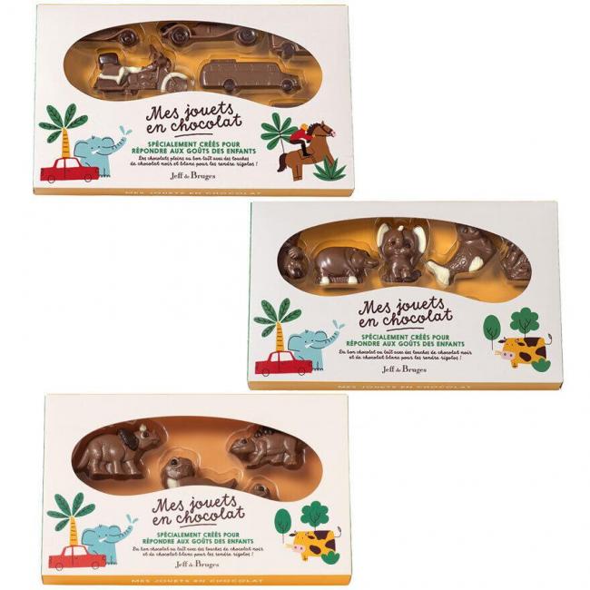 Boite Choco'Jouets en chocolat au lait
