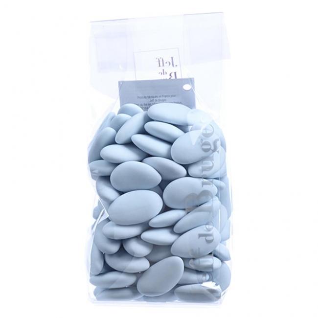 Sachet dragées amande Opéra bleu