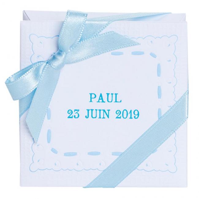 MINI BOITE CALIN CARREE BLEUE