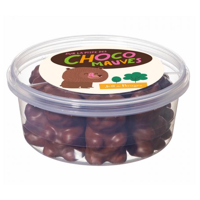 Choco’mauves - Petite boite oursons guimauve chocolat au lait.