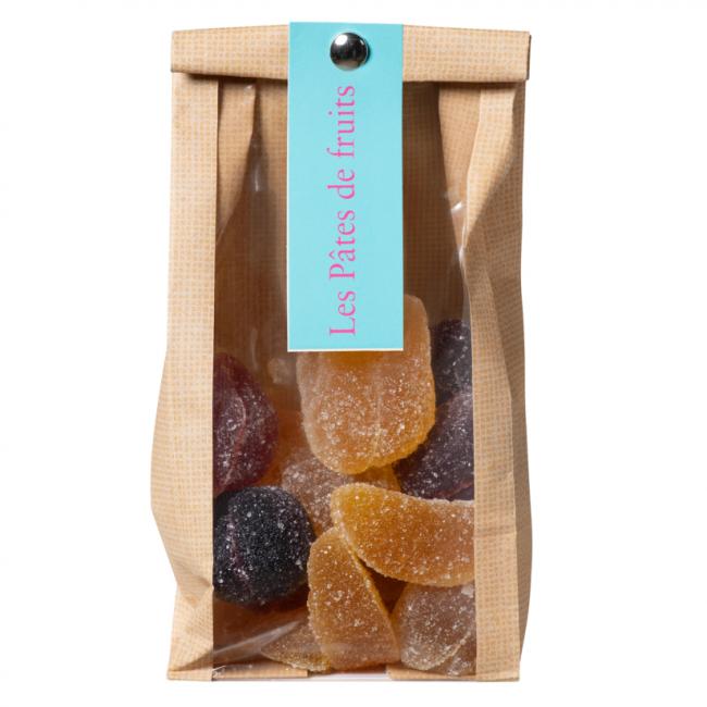 Sachet pâtes de fruits forme fruits 