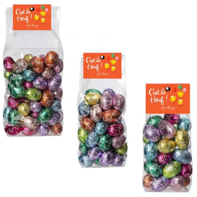 Les oeufs fourrés sous alu 