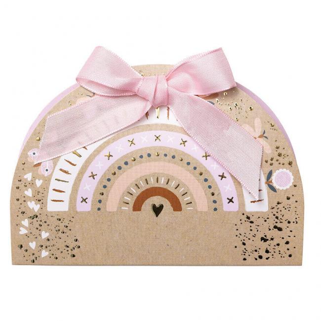 ETUI ARC EN CIEL ROSE RUBAN LARGE