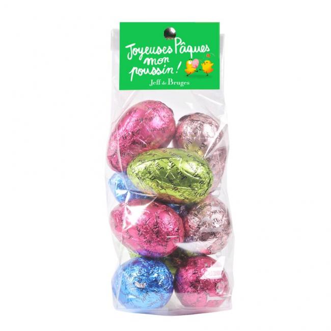Sachet de 9 oeufs en chocolat au lait