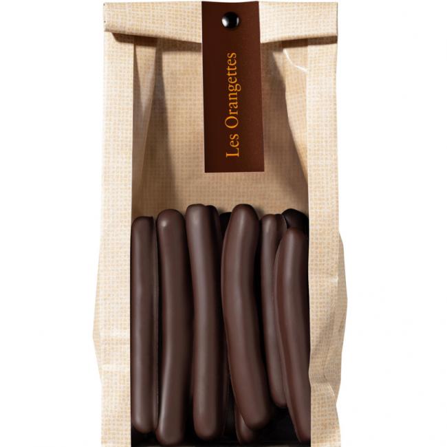Sachet orangettes Chocolat Noir 70%