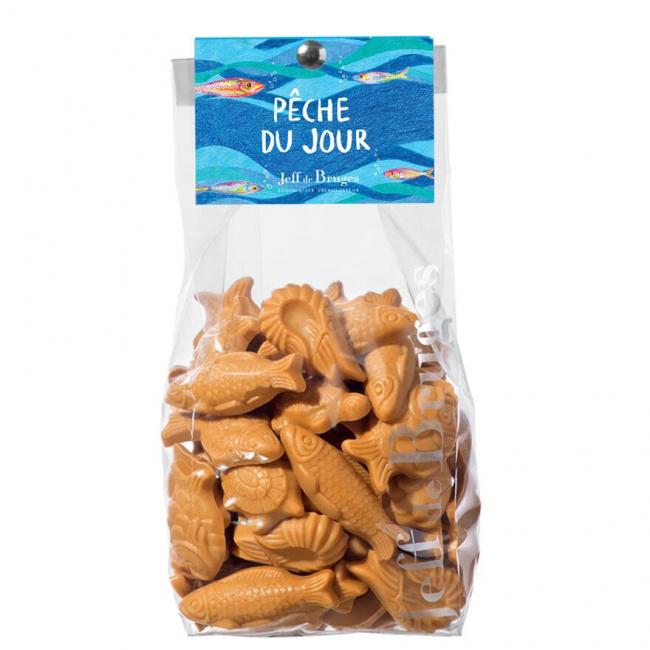 Sachet de fritures en confiserie au beurre de cacao saveur orange