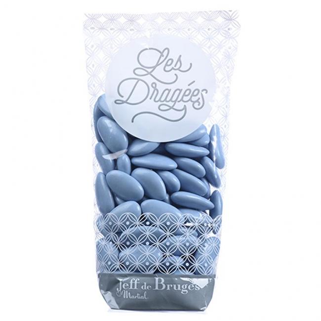 Sachet dragées amande avola Élysée bleu lavande