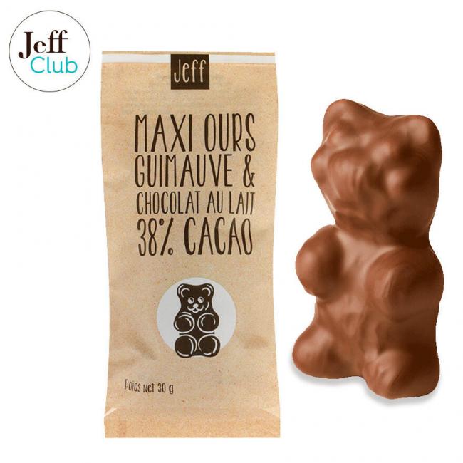 Maxi Ours Guimauve Chocolat au Lait