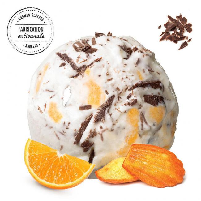 Crème glacée cake choco orange 500 ml