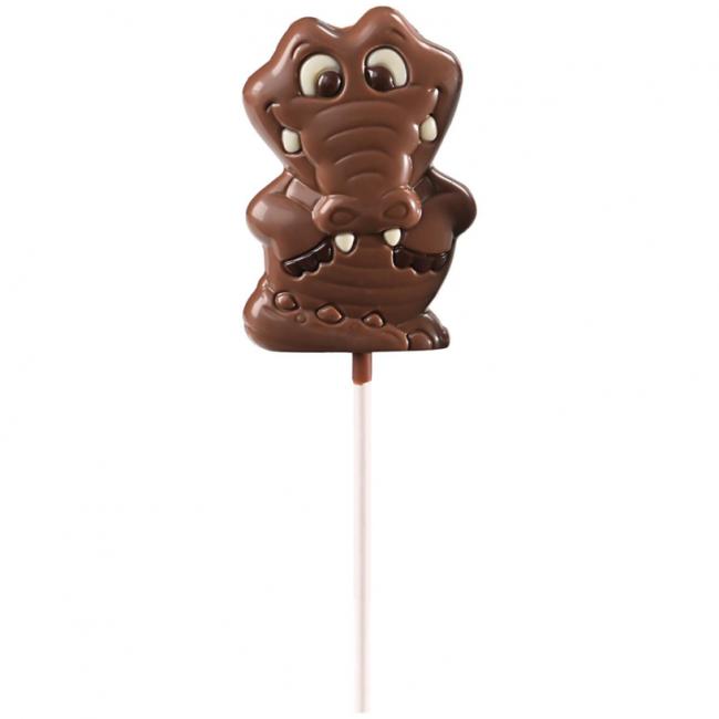 Choco'Cette - Sucette crocodile Chocolat au lait