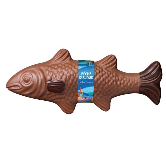 Poisson 21 cm en chocolat au lait