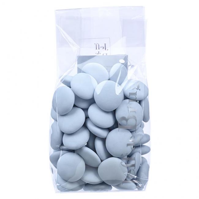 Sachet palets chocolat noir 70 % bleu 