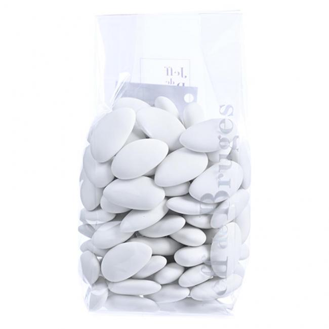 Sachet dragées amande Opéra blanche