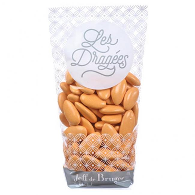 Sachet dragées amande avola Élysée orange mandarine