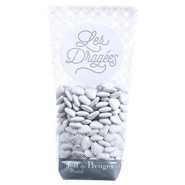 Sachet petits cœurs « pétale d’amour » chocolat au lait blanc