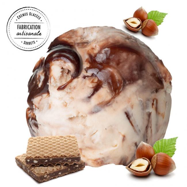 Crème glacée croustillant choco praliné 2,3 L
