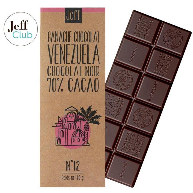 Tablette N°12 Ganache de Chocolat Noir 70% Venezuela