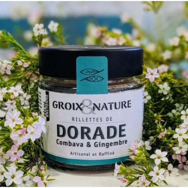 Rillettes de dorade au combawa et au gingembre
