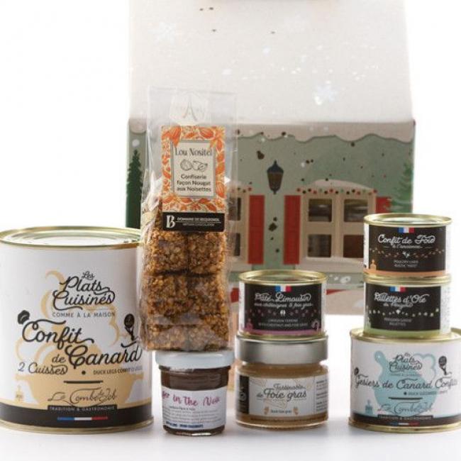 Coffret gourmand No&euml;l  La maison des saveurs corr&eacute;ziennes