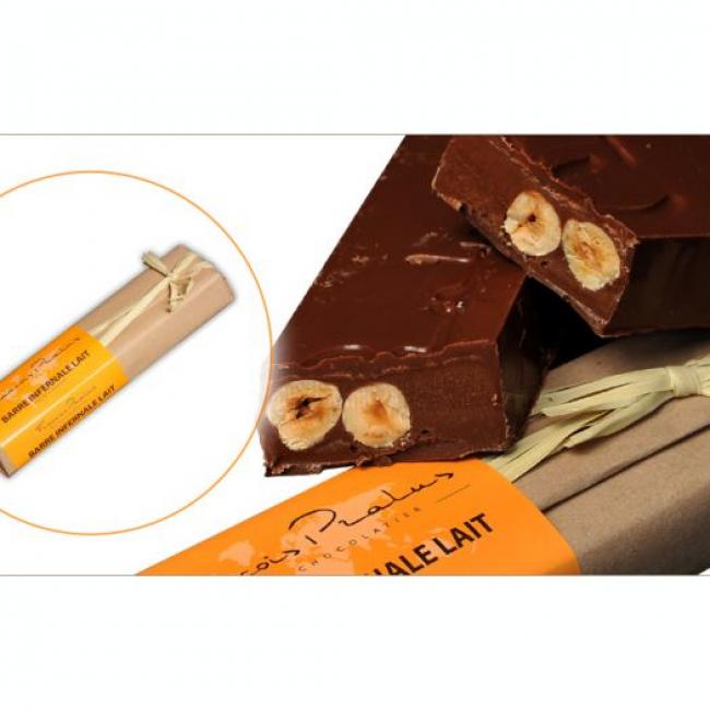 Barre infernale lait Pralus