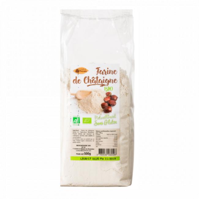 Farine de châtaigne bio