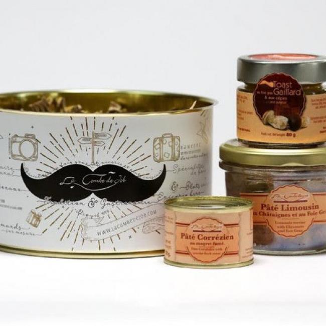 Conserve cadeau moustache gaillarde