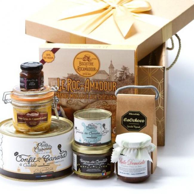 Coffret gastronomique pour une famille