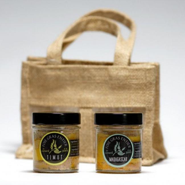 Coffret foie gras au poivre