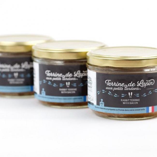 Terrine de lapin aux lardons
