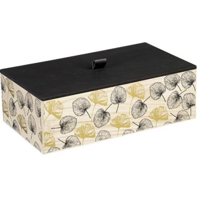 Coffret peuplier thème Ginkgo