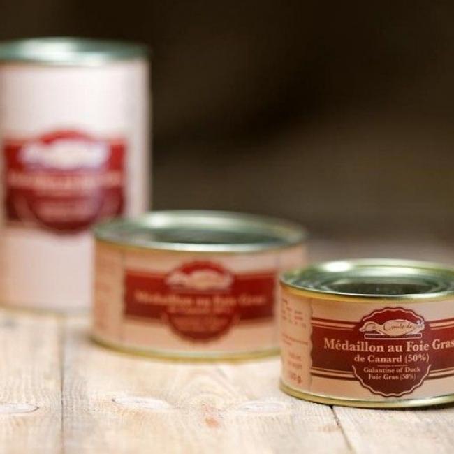 Médaillon de foie gras de canard