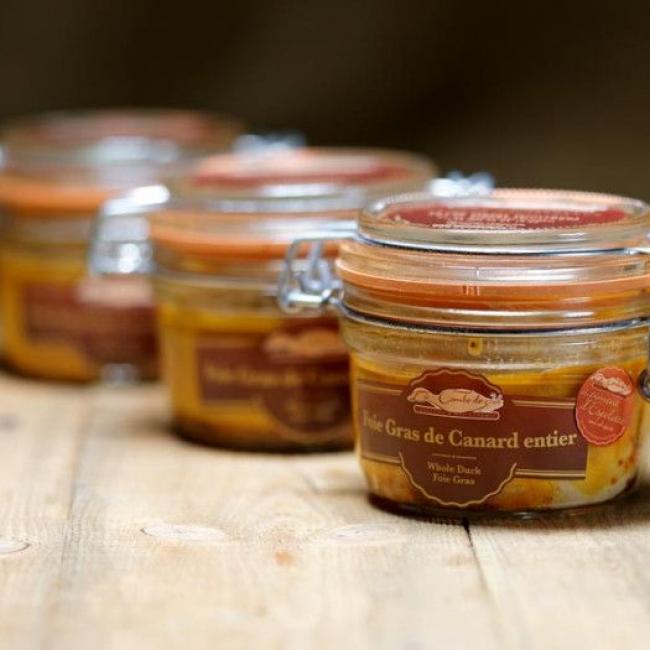 Foie gras SANS SEL AJOUTE au piment d'Espelette