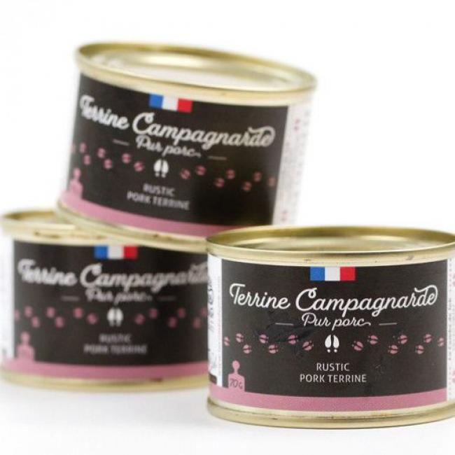 Terrine campagnarde pur porc