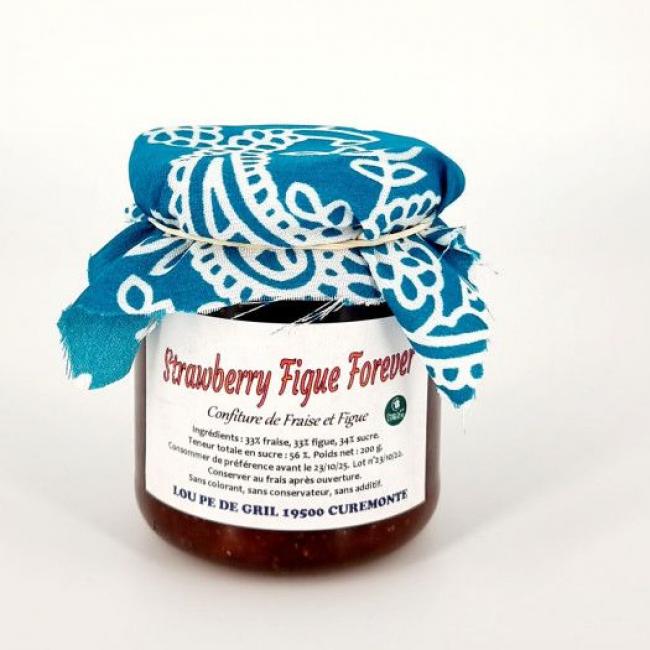 Confiture fraise et figue