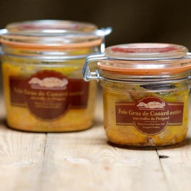 Foie gras de canard truffé