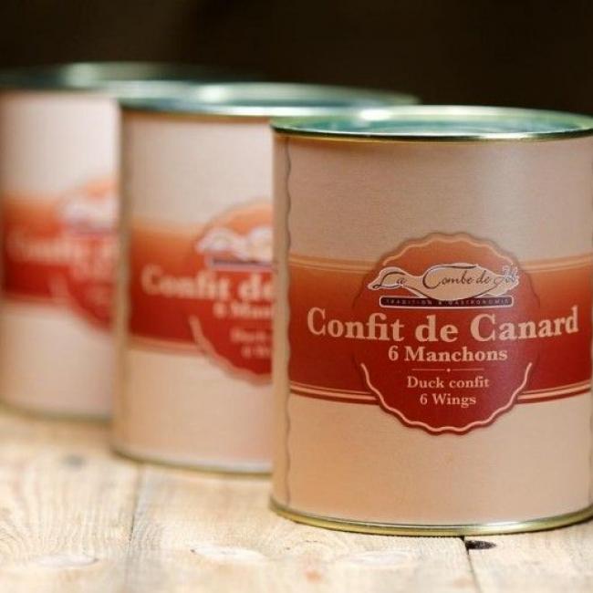 Manchons de canard confits