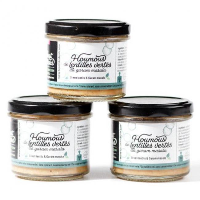 Houmous de lentilles au garam massala