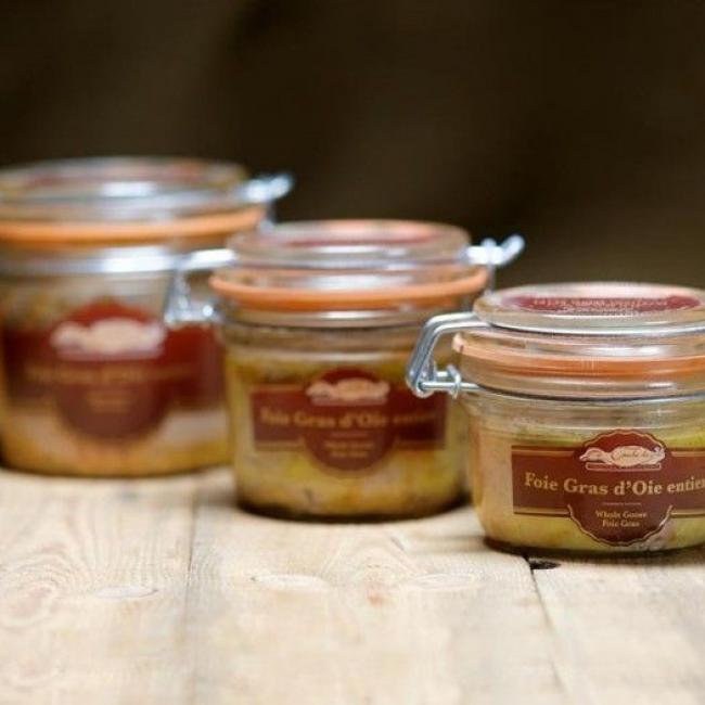 Foie gras d'oie entier