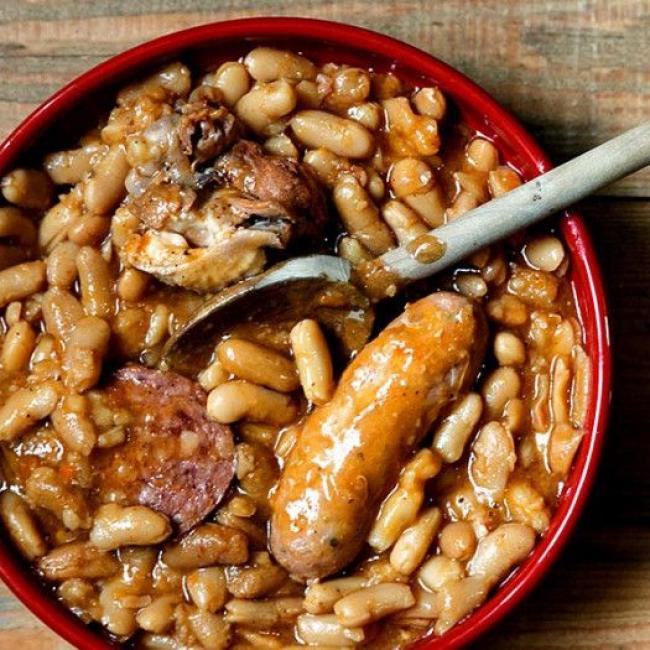 Cassoulet aux manchons de canard