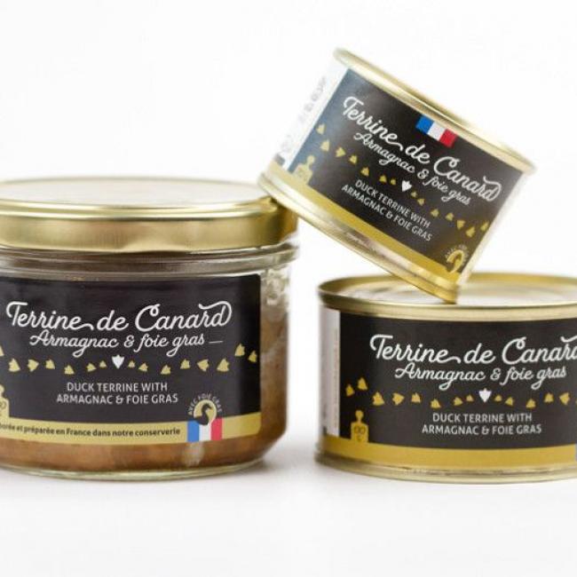 Terrine de canard à l'Armagnac et foie gras