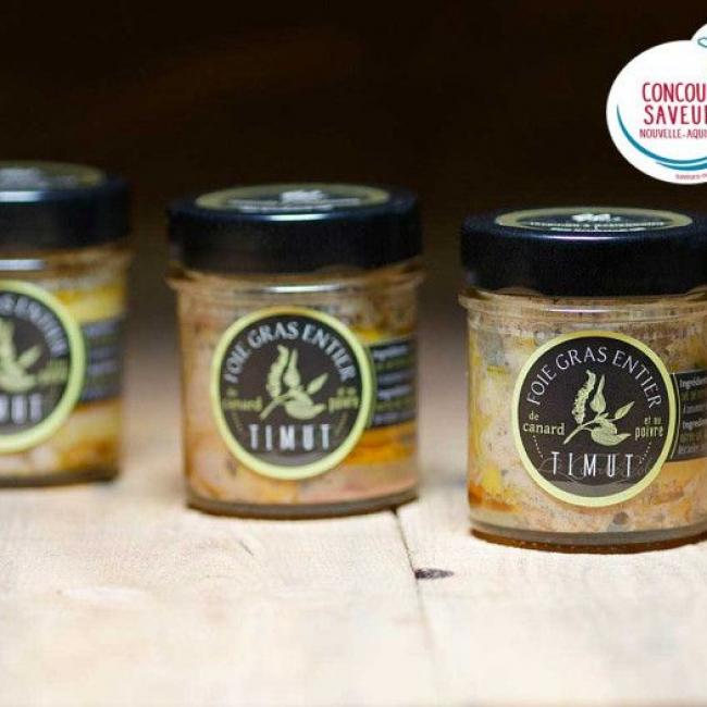 Foie gras de canard entier au poivre Timut