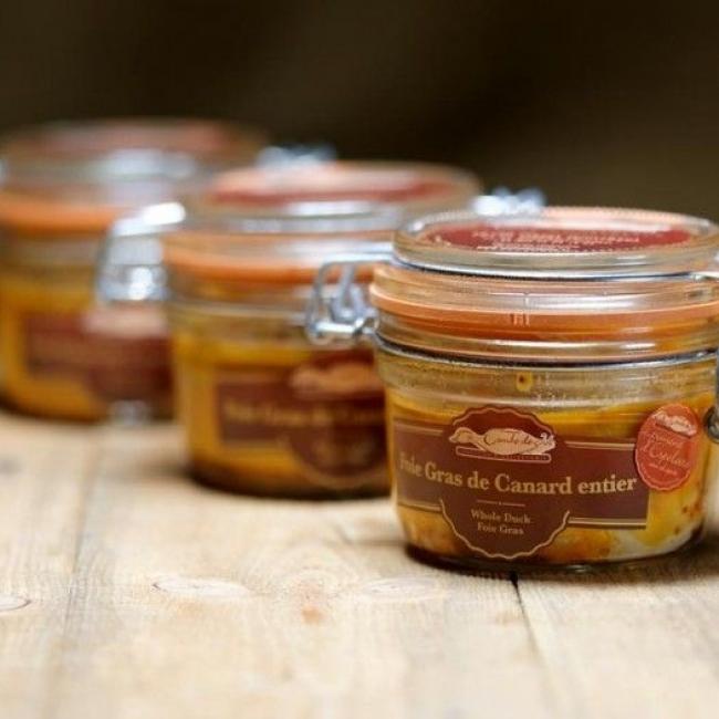 Foie gras SANS SEL AJOUTE au piment d'Espelette